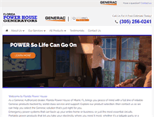Tablet Screenshot of generatorpowerhouse.com